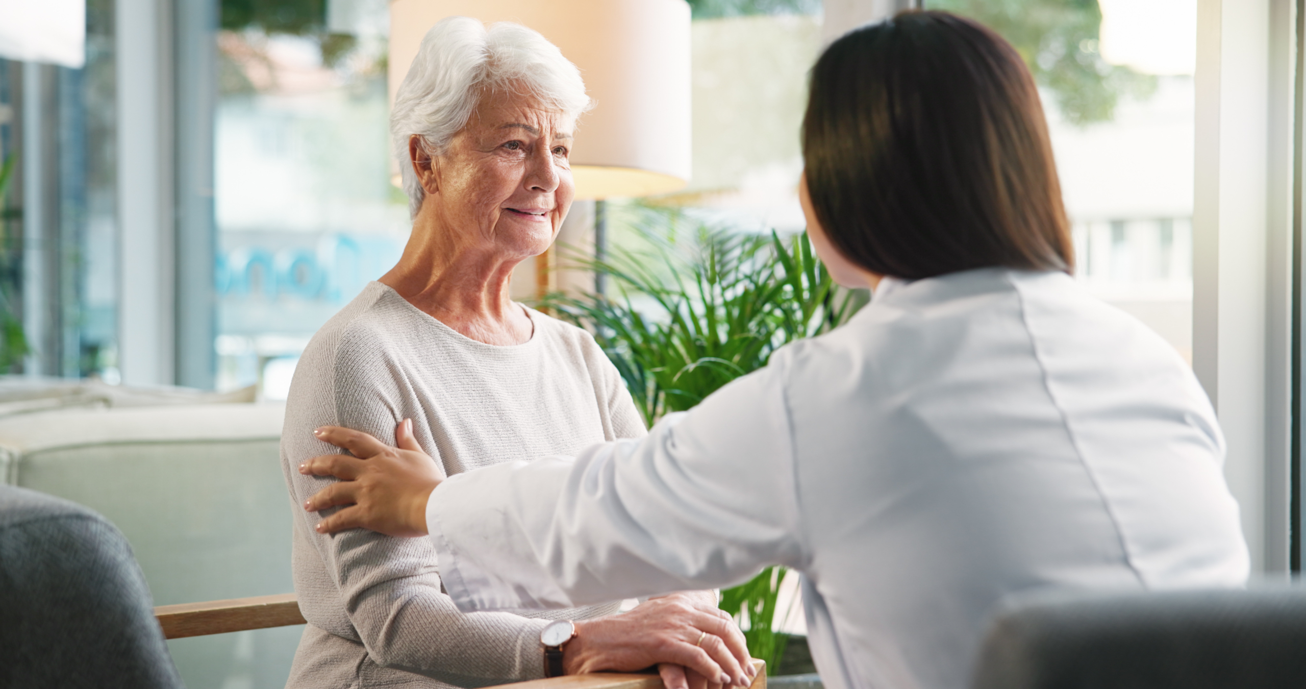 a caregiver giving a dementia care in garstang