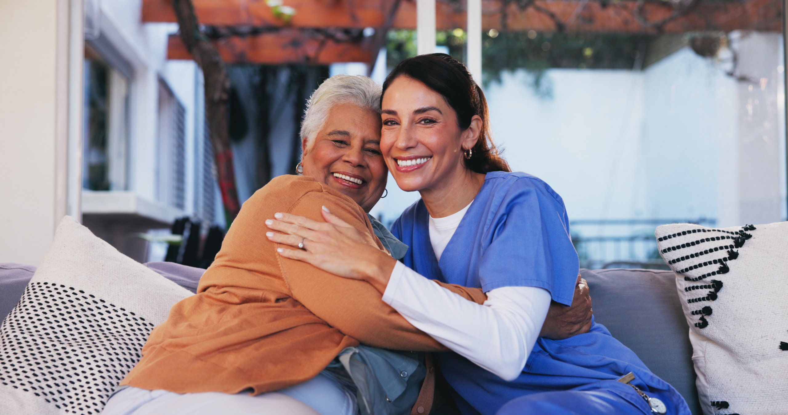 self employed live in carer
