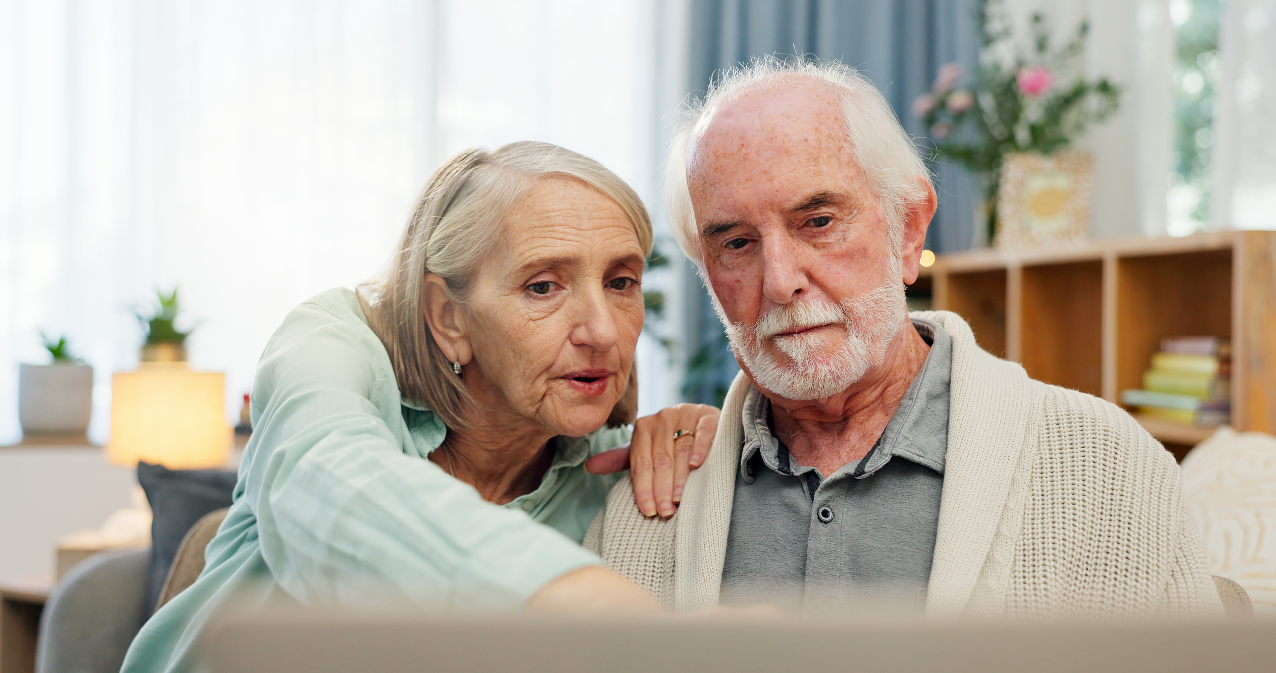 couple-at-home-early-stage-dementia-care A couple at home together, reflecting the gentle support of early stage dementia care