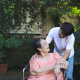 Carer providing dementia care in Cockerham for an elderly family member at home
