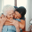 A trained carer providing dementia training support to an elderly person at home in Forton